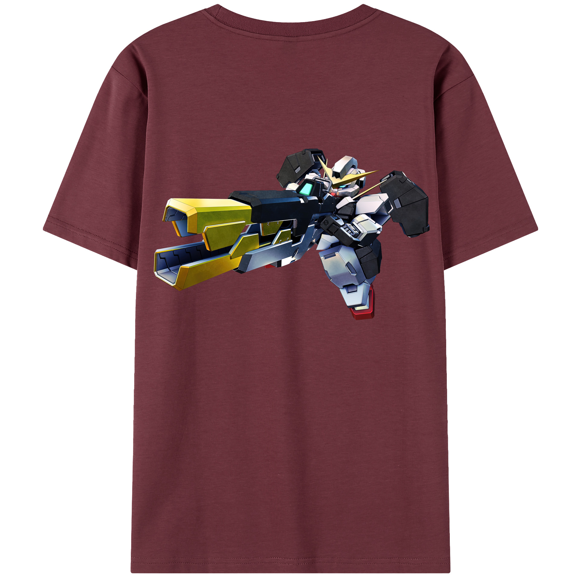 （画像用） 機動戦士ガンダム Mobile Suit Gundam 綿100％半袖Tシャツ（背面プリント）